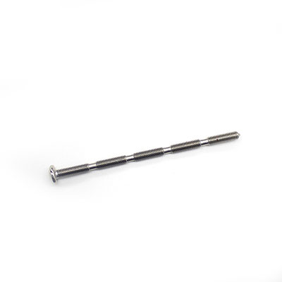 Multi-segment threaded stainless steel shaft